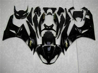 Schwarzgold Ninja 09-12 ZX6R Motorrad Verkleidung