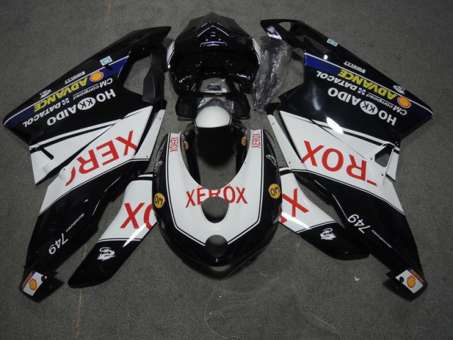 Schwarzweiß Xerox 05-06 Ducati 749 Motorrad Verkleidung Schwarzweiß Xerox 05-06 Ducati 749 Motorrad Verkleidung