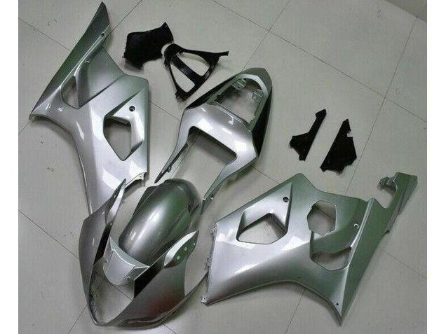 Silber 03-04 GSXR 1000 Motorrad Verkleidung Komplett Sets Silber 03-04 GSXR 1000 Motorrad Verkleidung Komplett Sets
