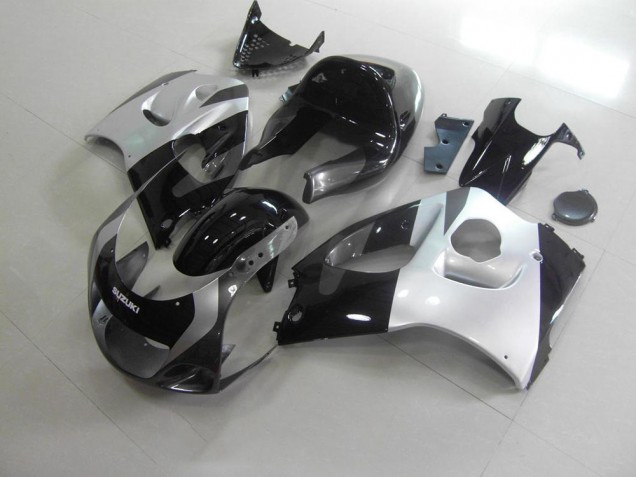 Silber Grau Kein Aufkleber 96-00 GSXR 600 Motorrad Verkleidung Silber Grau Kein Aufkleber 96-00 GSXR 600 Motorrad Verkleidung