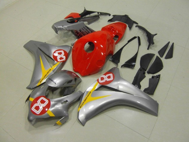 Silber Rot 8 08-11 CBR1000RR Motorrad Verkleidung Silber Rot 8 08-11 CBR1000RR Motorrad Verkleidung
