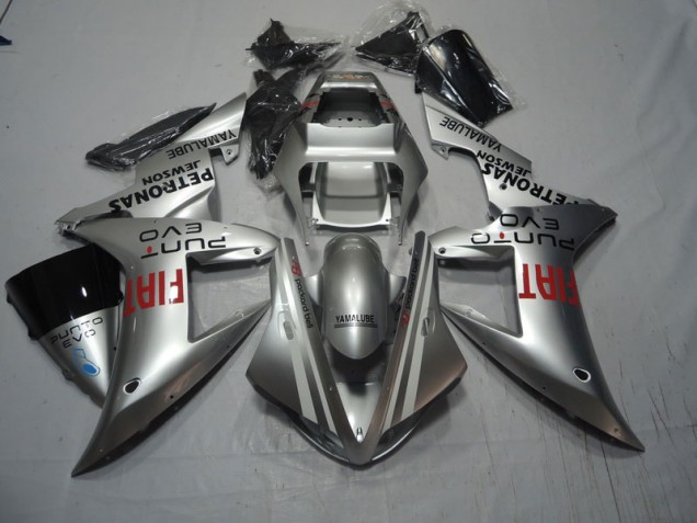 Silber Rot Fiat 04-05 CBR1000RR Motorrad Verkleidung