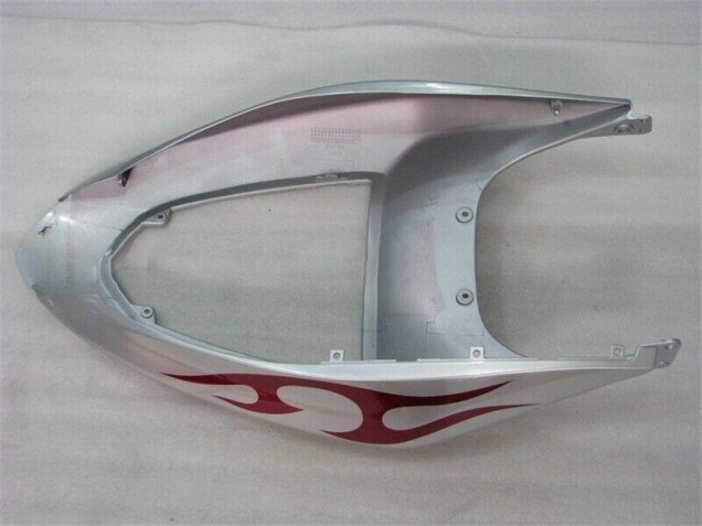 Silber Rot Flammen 05-06 ZX6R Motorrad Verkleidung Silber Rot Flammen 05-06 ZX6R Motorrad Verkleidung