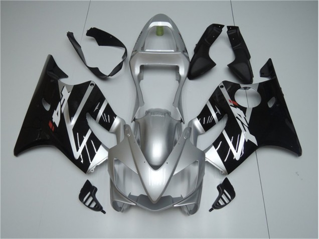 Silber Schwarz 01-03 CBR600 F4i Motorrad Verkleidung