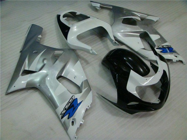 Silber Schwarz 01-03 GSXR 600/750 Motorrad Verkleidungen Silber Schwarz 01-03 GSXR 600/750 Motorrad Verkleidungen