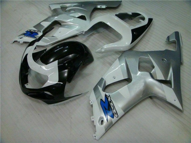 Silber Schwarz 01-03 GSXR 600/750 Motorrad Verkleidungen Silber Schwarz 01-03 GSXR 600/750 Motorrad Verkleidungen