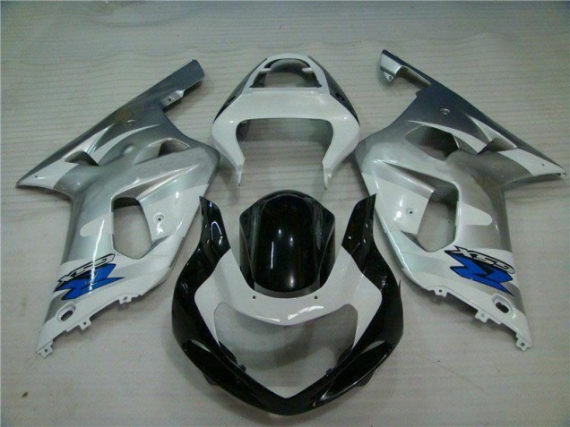 Silber Schwarz 01-03 GSXR 600/750 Motorrad Verkleidungen Silber Schwarz 01-03 GSXR 600/750 Motorrad Verkleidungen