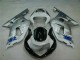 Silber Schwarz 01-03 GSXR 600/750 Motorrad Verkleidungen Silber Schwarz 01-03 GSXR 600/750 Motorrad Verkleidungen