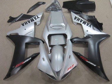 Silber Schwarz 02-03 YZF R1 Motorrad Vollverkleidung