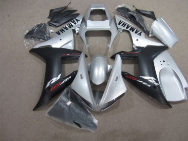 Silber Schwarz 04-06 YZF R1 Motorrad Verkleidung