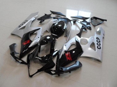 Silber Schwarz 05-06 GSXR 1000 Motorrad Verkleidung