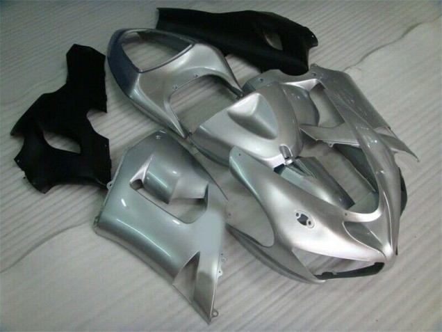 Silber Schwarz 05-06 ZX6R Motorrad Verkleidung Silber Schwarz 05-06 ZX6R Motorrad Verkleidung