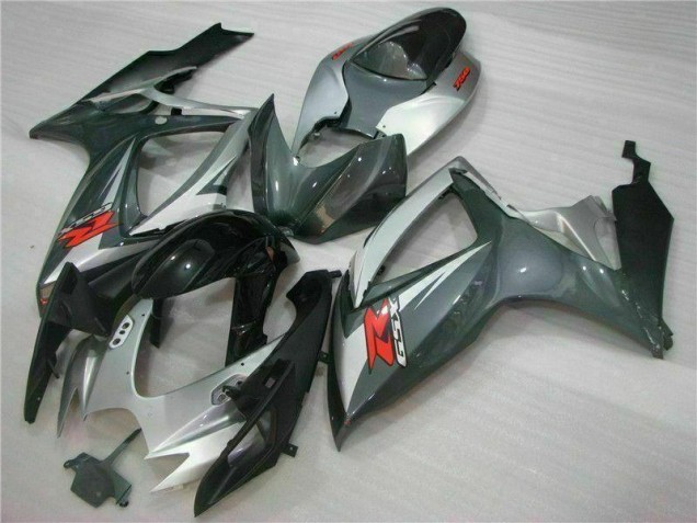 Silber Schwarz 06-07 GSXR 600/750 Motorrad Verkleidung Silber Schwarz 06-07 GSXR 600/750 Motorrad Verkleidung
