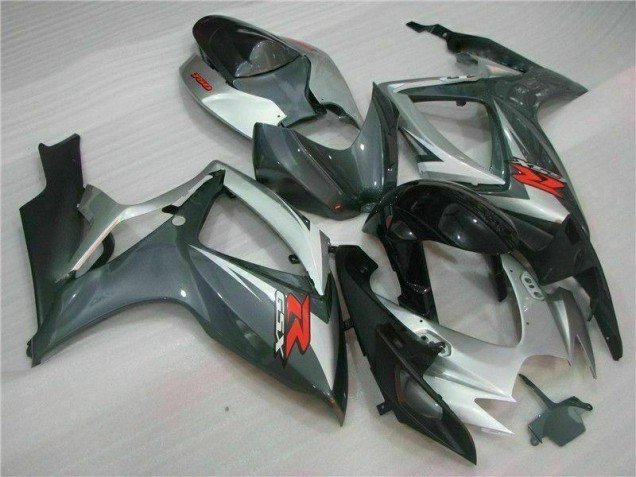 Silber Schwarz 06-07 GSXR 600/750 Motorrad Verkleidung Silber Schwarz 06-07 GSXR 600/750 Motorrad Verkleidung