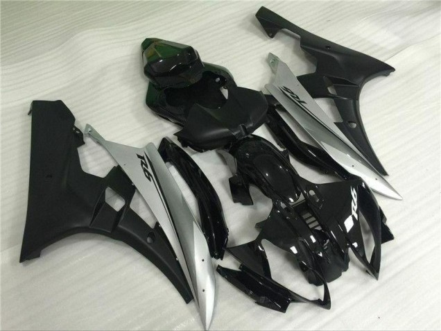 Silber Schwarz 06-07 YZF R6 Motorrad Verkleidung & Plastik Silber Schwarz 06-07 YZF R6 Motorrad Verkleidung & Plastik