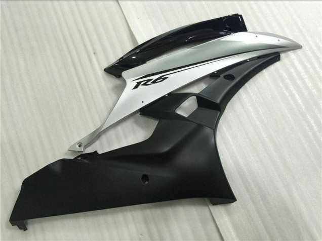Silber Schwarz 06-07 YZF R6 Motorrad Verkleidung & Plastik Silber Schwarz 06-07 YZF R6 Motorrad Verkleidung & Plastik