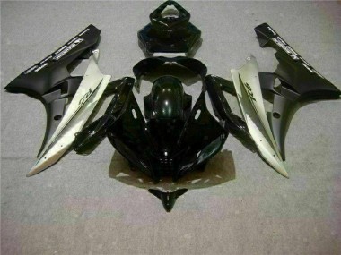 Silber Schwarz 06-07 YZF R6 Motorrad Vollverkleidung