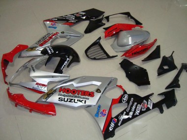Silber Und Rot 05-06 GSXR 1000 Motorrad Verkleidung