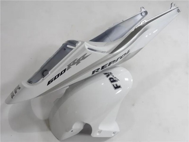Silber Weiß Schwarz Repsol 03-04 CBR600RR Motorrad Verkleidung