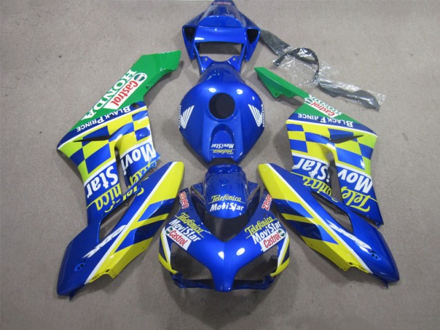 Telefunica Movistar Castrol 04-05 CBR1000RR Motorrad Verkleidung Telefunica Movistar Castrol 04-05 CBR1000RR Motorrad Verkleidung
