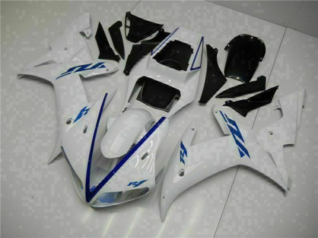 Weiß 02-03 YZF R1 Motorrad Verkleidung & Plastik