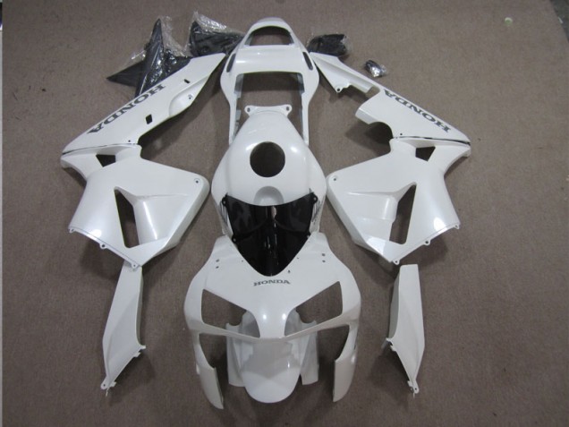 Weiß 03-04 CBR600RR Motorrad Vollverkleidung & Plastik Weiß 03-04 CBR600RR Motorrad Vollverkleidung & Plastik