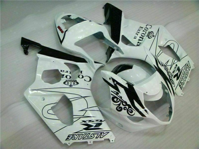 Weiß 03-04 GSXR 1000 Motorrad Vollverkleidung