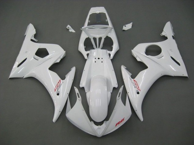Weiß 03-05 YZF R6 Motorrad Verkleidung Weiß 03-05 YZF R6 Motorrad Verkleidung