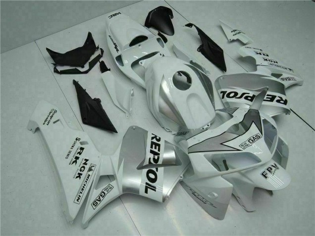 Weiß 05-06 CBR600RR Motor Verkleidung Weiß 05-06 CBR600RR Motor Verkleidung