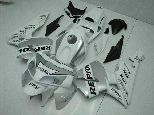 Weiß 05-06 CBR600RR Motor Verkleidung Weiß 05-06 CBR600RR Motor Verkleidung