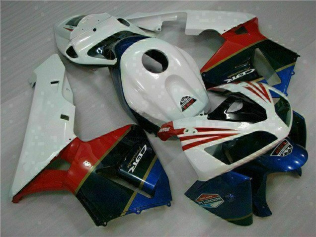 Weiß 05-06 CBR600RR Motorrad Vollverkleidung