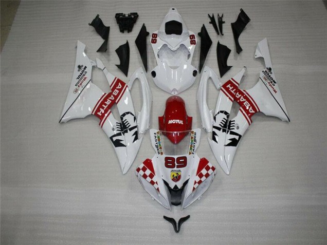 Weiß 08-16 YZF R6 Motorrad Verkleidung Komplett Sets Weiß 08-16 YZF R6 Motorrad Verkleidung Komplett Sets