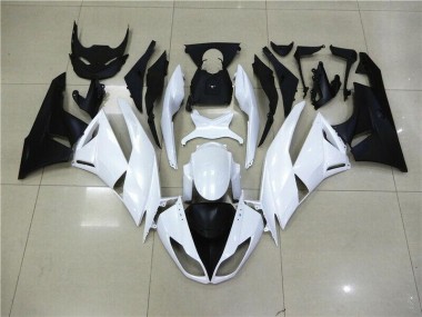 Weiß 09-12 ZX6R Motorrad Verkleidung