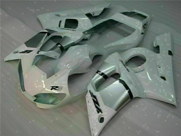 Weiß 98-02 YZF R6 Motorrad Verkleidung