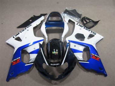 Weiß Blau 00-02 GSXR 1000 Motorrad Verkleidung