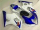 Weiß Blau 03-04 GSXR 1000 Motorrad Verkleidung Weiß Blau 03-04 GSXR 1000 Motorrad Verkleidung