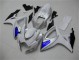 Weiß Blau 06-07 GSXR 600/750 Motorrad Verkleidungen Weiß Blau 06-07 GSXR 600/750 Motorrad Verkleidungen
