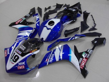Weiß Blau 07-08 YZF R1 Motorrad Verkleidung