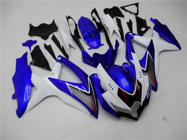 Weiß Blau 08-10 GSXR 600/750 Motorrad Verkleidung Weiß Blau 08-10 GSXR 600/750 Motorrad Verkleidung