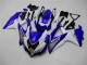 Weiß Blau 08-10 GSXR 600/750 Motorrad Verkleidung Weiß Blau 08-10 GSXR 600/750 Motorrad Verkleidung