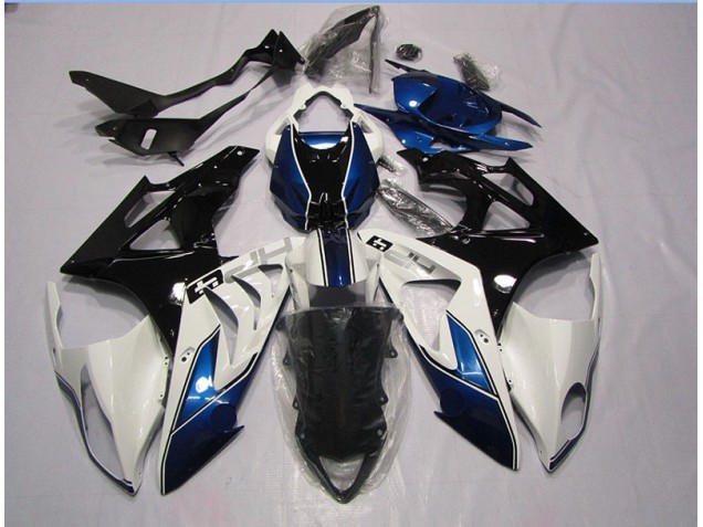 Weiß Blau 09-14 S1000RR Motorrad Vollverkleidung Weiß Blau 09-14 S1000RR Motorrad Vollverkleidung