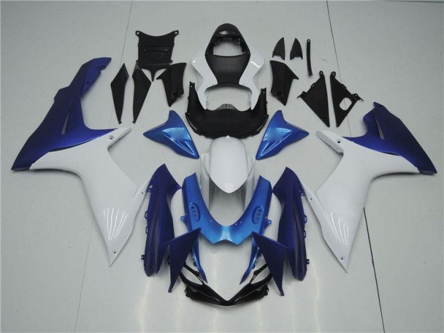 Weiß Blau 11-21 GSXR 600/750 Motorrad Verkleidung Weiß Blau 11-21 GSXR 600/750 Motorrad Verkleidung