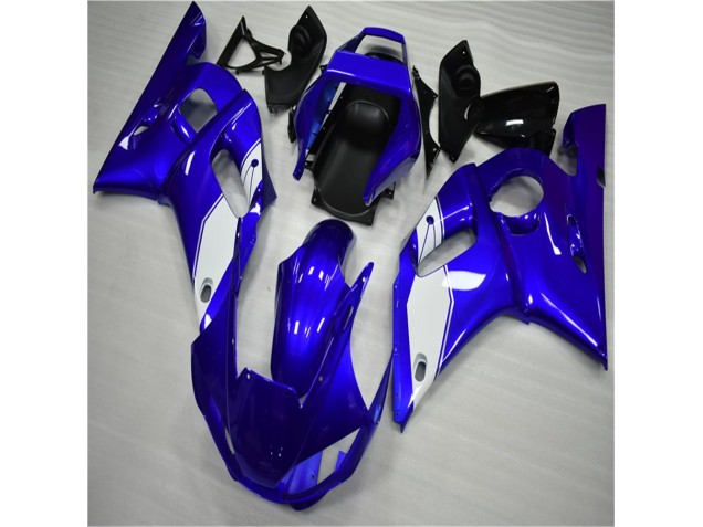 Weiß Blau 98-02 YZF R6 Motorrad Verkleidung Weiß Blau 98-02 YZF R6 Motorrad Verkleidung