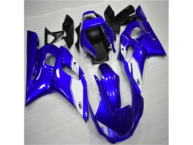 Weiß Blau 98-02 YZF R6 Motorrad Verkleidung Weiß Blau 98-02 YZF R6 Motorrad Verkleidung