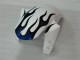 Weiß Blau Flamme 04-06 YZF R1 Motorrad Verkleidung