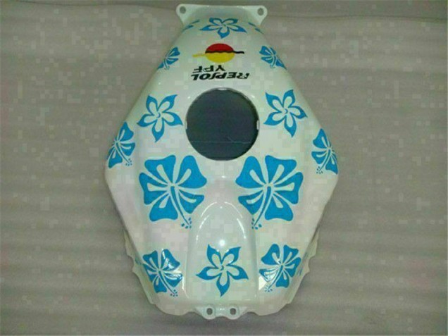 Weiß Blau Nastro Azzurro 46 05-06 CBR600RR Motorrad Verkleidungen