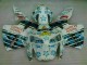 Weiß Blau Nastro Azzurro 46 05-06 CBR600RR Motorrad Verkleidungen