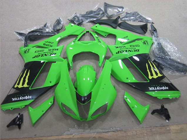 Weiß Blau Ninja 07-08 ZX6R Motorrad Verkleidung Weiß Blau Ninja 07-08 ZX6R Motorrad Verkleidung