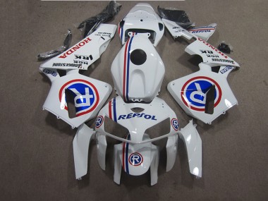 Weiß Blau Repsol 05-06 CBR600RR Motorrad Verkleidung