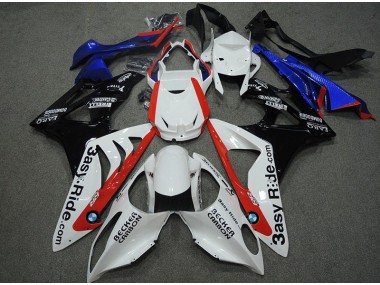 Weiß Blau Rot 09-14 S1000RR Motorrad Verkleidung